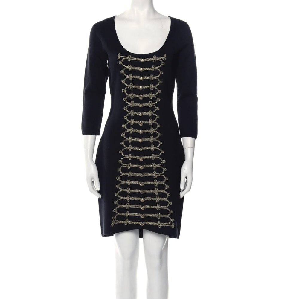 TEMPERLEY LONDON Silk Knee-Length Dress Size: M
